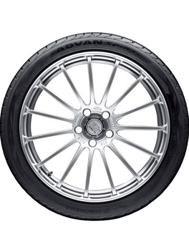 фото протектора и шины Advan Sport V105S Шина Yokohama Advan Sport V105S 235/40 R20 96Y